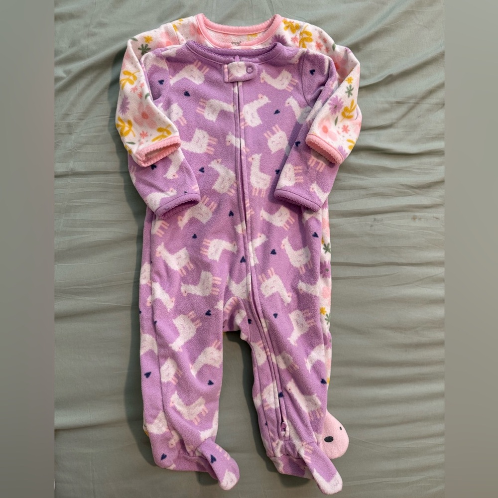 SimpleJoys 6-9m Footie Pajamas